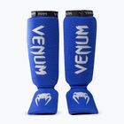 Foot and shin guards Venum Kontact Shin Guards royal blue/silver