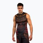 Men's rashguard Venum Quetzal Fury Sleeveless Rashguard black/fury red/tangerine