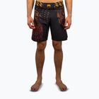 Men's training shorts Venum Quetzal Fury Fightshorts black/fury red/tangerine