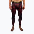 Men's training leggings Venum Quetzal Fury black/fury red/tangerine