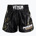 Men's training shorts Venum VTC Flames Muay Thai black/gold