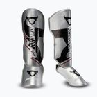 Shin and foot guards Venum Ringhorns Charger Shin silver/black