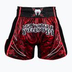 Men's training shorts Venum Wolf Atak Muay Thai Shorts black/red