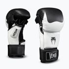 MMA gloves Venum Attack 2.0 Sparring Leather black/white