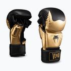MMA gloves Venum Attack 2.0 Sparring Leather gold/black