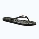 ROXY Viva Stamp II women's flip flops black/white