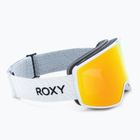 Women's snowboard goggles ROXY Storm Women 2021 bright white/amber rose ml red