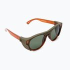 Quiksilver Eliminator Polarized+ shiny crystal brown/green polarized sunglasses EQYEY03149-XCGP