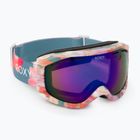 Women's snowboard goggles ROXY Sunset ART J 2021 stone blue jorja / amber rose ml blue