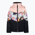 Children's snowboard jacket ROXY Whist 2021 true black tenderness