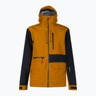 Quiksilver men's snowboard jacket Hlpro S Carlson 3l Gore-Tex yellow-black EQYTJ03383