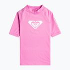 ROXY Whole Hearted cyclamen children's swim shirt