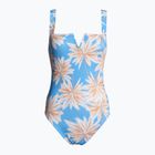 Ladies' one-piece swimsuit ROXY Love The Coco V D-Cup 2021 azure blue palm island
