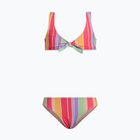 Children's two-piece swimsuit ROXY Ocean Treasure Bralette Set 2021 sunkissed coral salty sunset