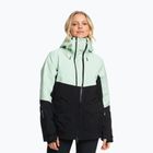 Women's snowboard jacket ROXY Gore-Tex Stretch Purelines cameo green