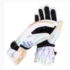 Women's snowboard gloves ROXY Jetty black bright white sapin