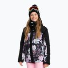 Women's snowboard jacket ROXY Galaxy true black blurry flower