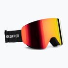VonZipper Encore black satin/wildlife fire chrome snowboard goggles