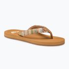 ROXY Porto Raffia II women's flip flops multi/olive