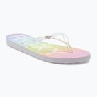 Women's ROXY Viva Jelly rainbow flip flops
