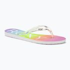 Women's ROXY Viva Jelly rainbow flip flops