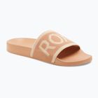 Women's ROXY Slippy Knit wheat/turkish coffee flip-flops