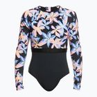 Women's one-piece swimsuit ROXY Active anthracite kiss