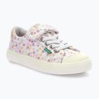 Kickers Kickgoldi white/print festi summer children's trainers
