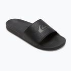 Quiksilver men's Rivi Nubuck Slide slides black 1