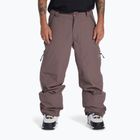 Men's snowboard trousers DC Squadron 30K plum truffle