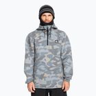 Men's Quiksilver Shredder Hoodie puzzle camo ice flow snowboard sweatshirt