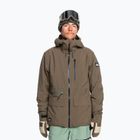 Men's snowboard jacket Quiksilver Quest Stretch 20K canteen