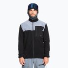 Men's Quiksilver Aker Full Zip Fleece snowboard sweatshirt true black