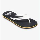 Men's Quiksilver Molokai black rasta flip flops