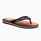 Quiksilver Molokai Art 25 Youth fiery coral wordblock flip flops