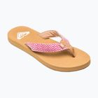 ROXY Porto Raffia II raspberry women's flip flops