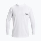Men's swimming longsleeve Quiksilver DNA Bubble Logo white