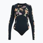 Women's one-piece swimsuit ROXY Fashion anthracite island escape