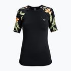 Women's Swim Shirt ROXY Lycra Printed anthracite island escape