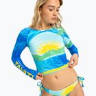 Women's swimming longsleeve ROXY Atlas Crop Top skyway