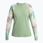 Women's swim longleeve ROXY Into The Sun foam green coastal breeze