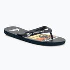 Men's Quiksilver Java Art flip flops blue 5