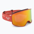 Women's snowboard goggles ROXY Storm W coral chic/clux ml orange