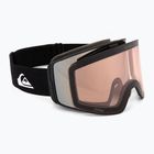 Men's snowboard goggles Quiksilver Storm MG black/ black clux ml silver