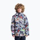 Children's snowboard jacket DC Basis Print Youth outer world black