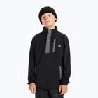 Children's fleece sweatshirt Quiksilver No Destination Half Zip black