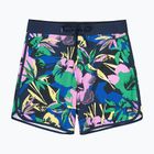 Men's swim shorts Quiksilver Surfsilk Scallop 18" dark navy interact floral