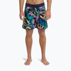 Men's swim shorts Quiksilver Surfsilk Scallop 18" dark navy interact floral