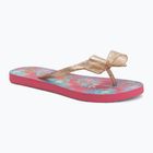 Children's flip-flops ROXY Lulu IV pink multi camo