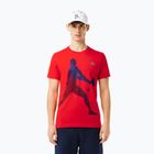 Lacoste Tennis X Novak Djokovic redcurrant bush shirt + cap set